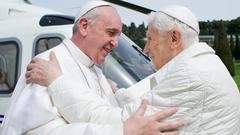 Popes Francis and Benedict